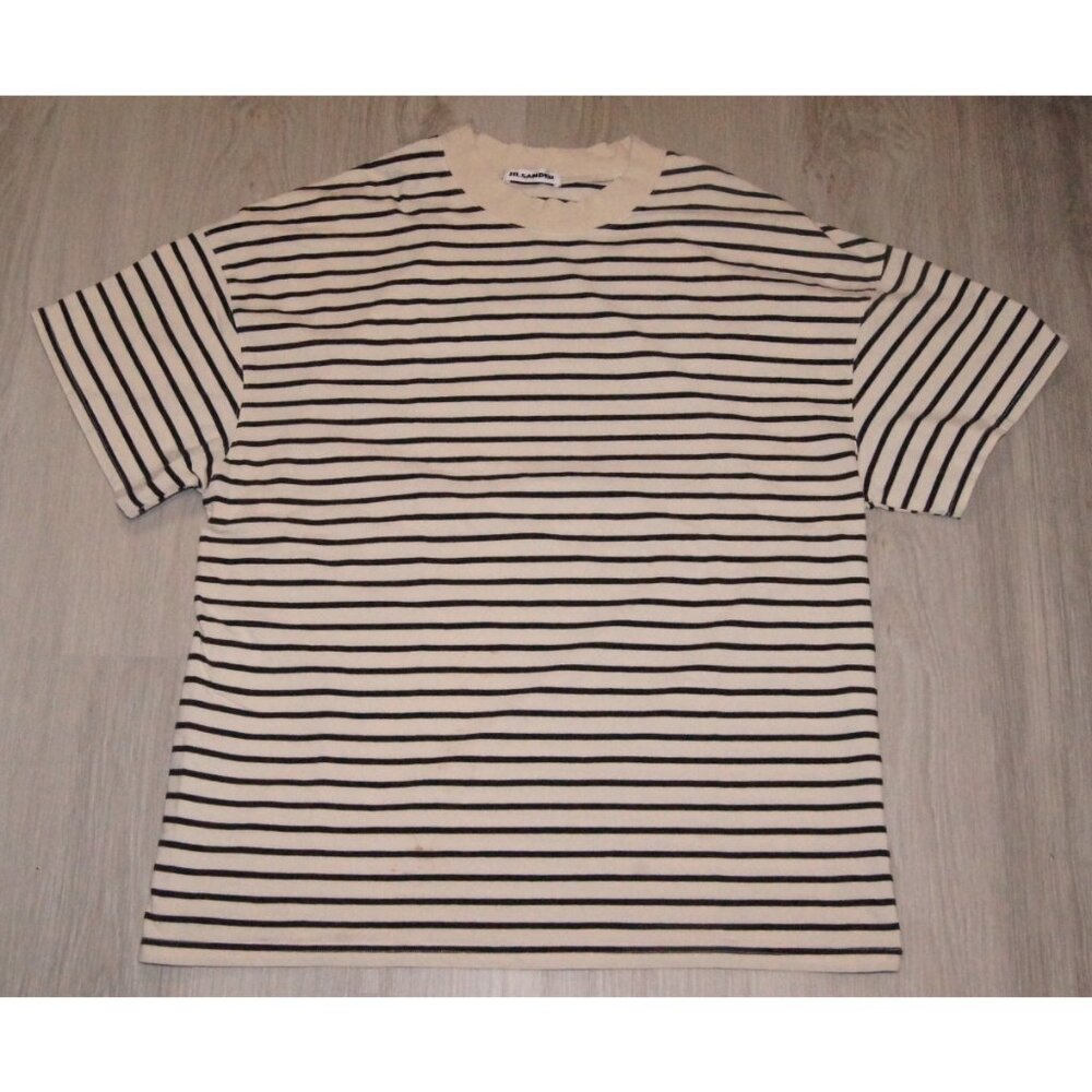Jil Sander striped ribbed T-Shirt